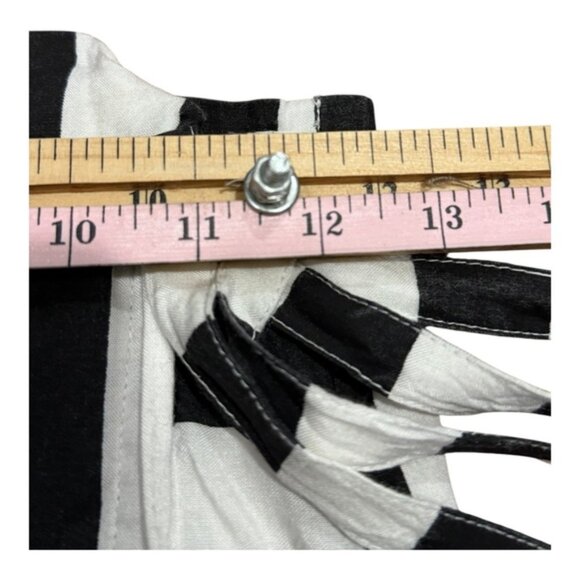 Compania Fantastica Skirt Womens Small Stripe Wrap Tie Viscose Casual Lightweigh - Picture 3 of 7